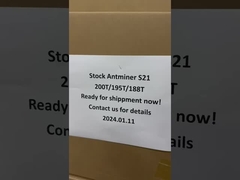 주식 Antminer Bitmain S21 200T 블록체인 Asic Crypto BTC 마이너