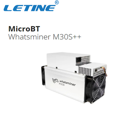 BTC 3472W 위하트셰미네르 M30S++ 112T SHA-256 12nm 칩