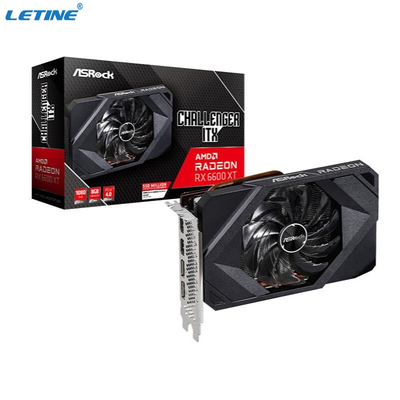 아스록 라데온 RX 6600 XT 도전자 ITX 8GB 데스크탑 컴퓨터 그래픽 카드를 채굴하기 위한 GDDR6 그래픽 카드