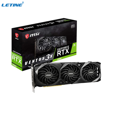 MSI 지포스 RTX 3080 VENTUS 3X 10GB GDDR6X 광부 그래픽 카드 HDMI 인터페이스 8gb 그래픽 카드
