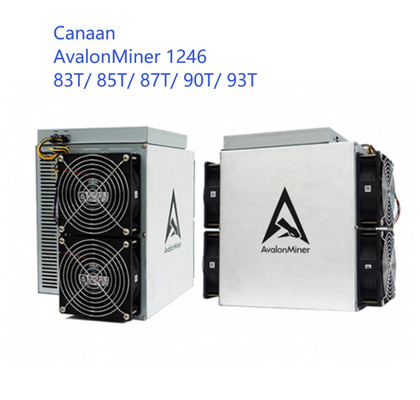 아발론 1246년 95T 93T 90T BTC 광부 기계 가나안 A1246 87T 85T 83T SHA 256 알고리즘