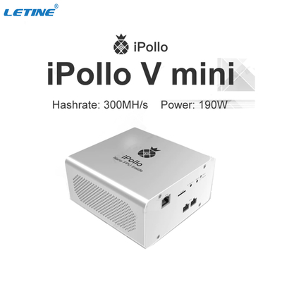 낮은 소음 아이폴로 V1 미니 SE 200Mh/S 116W EtHash 알고리즘 ETHW ETC Aisc 마이너 아이폴로 V1 미니 SE