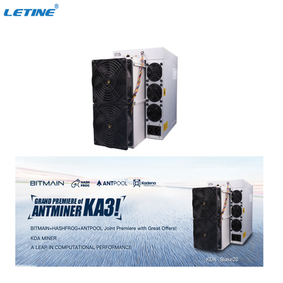 최고 새로운 비트마인 앤트미네르 KA3 166T KDA 광부 KA-3 3154W 카데나 채굴기 KD6 KD 맥스