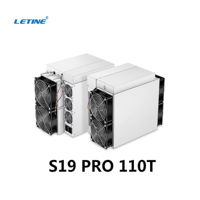 주식에서 비트마인 앤트미네르 s19pro 110T는 빨리 S19 프로 ASIC (원칩주문형 반도체) 광부 가치를 제공합니다
