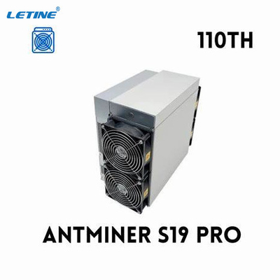 비트마인 앤트미네르 S19 프로 Sha256 Asic 광부 110 Th/S 비트코인 채굴기
