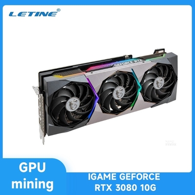 장비 그래픽 카드를 채굴하는 LETINE 광부 그래픽 카드 IGAME 지포스 RTX 3080 10G ZEC LTC 등