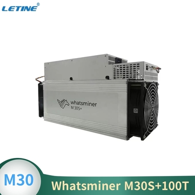 마이크로브트 위하트셰미네르 M30S+ ASIC 채굴기 SHA 256 100Th/S 3400W 102T 104T