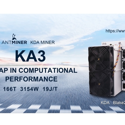 KA3 166T 3154W 비트마인 Asic 앤트미네르 KDA 채굴기 KA3 166T LETINE