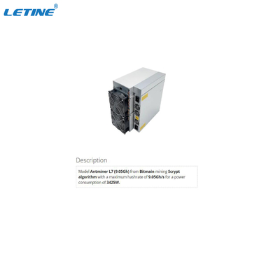 앤트미네르 L7 비트마인 Asic 앤트미네르 LTC 총독 라이트코인 닷지코인 L7 Asic 광부 9.05G 9.5G명