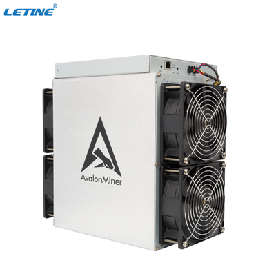 아발론 A1346 110t Sha 256 BTC 광부 75 DB (데시벨)은 12V 3300W 이더넷 인터페이스를 최대한으로 씁니다