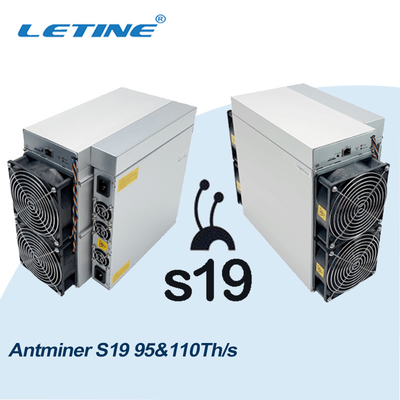 기계 Asic 비트마인 앤트미네르 90T 95T 100T 102T 104T 110T를 채굴하는 앤트미네르 S19j 프로 비트