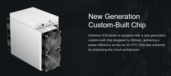 기계 Asic 비트마인 앤트미네르 90T 95T 100T 102T 104T 110T를 채굴하는 앤트미네르 S19j 프로 비트