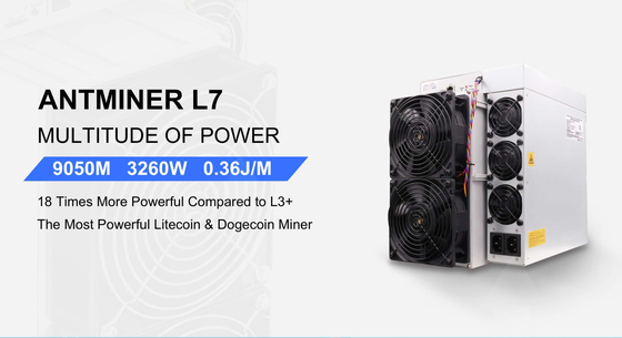 DOGE LTC L7 9050M Asic 광부 기계 Bitmain Antminer L7 9050M 9300M 9500M