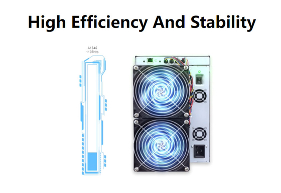 아발론 A1346 110번째 BTC Asic 광부 3300W 높은 하시라테 비트코인 마이닝 에퀴먼트