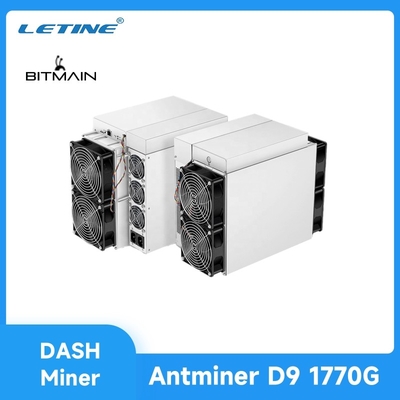 사용된 D7 1234gh 비트마인 앤트미네르 D9 기세 X11 1770Gh 3148W 75 DB (데시벨)