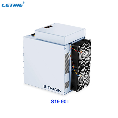 3250W의 전력 소비를 가진 75db 90T S19 Bitmain Antminer