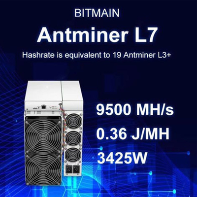 광부 L7 광부를 공냉 처리하는 라이트코인 닷지코인 앤트미네르 L7 9500M 9300M 9160M 9050M 8800M 8550M 스크라이프트 알고리즘 스크라이프트