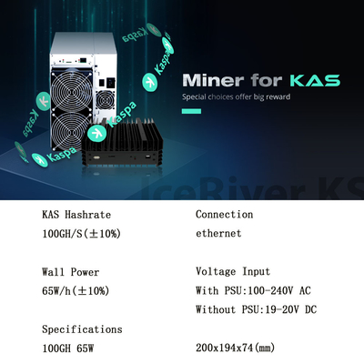 아이스리버 KS1 KS2 카스파 Asic 광부 앤트미네르 KS3 KAS 장비 광부 전원 3188W