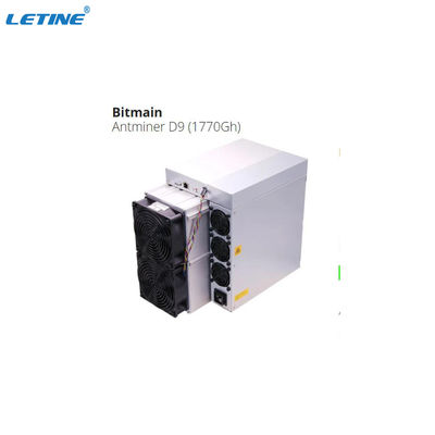 암호화 광산 Bitmain Antminer D9 1.77 Th/S 4 팬과 함께 이더넷 인터페이스