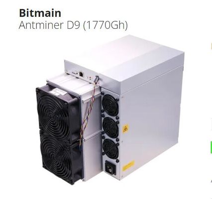 암호화 광산 Bitmain Antminer D9 1.77 Th/S 4 팬과 함께 이더넷 인터페이스