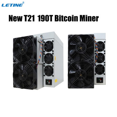 앤트마이너 T21 비트코인 아시크 마이너 BTC/BCH/BSV SHA256 공기 냉각 마이너 190T 3610W 19.0J/T