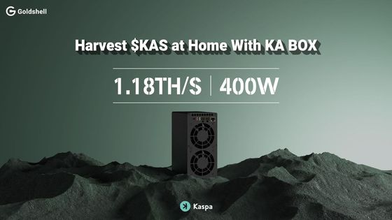 KAS 아시크 광산자 골드셸 KA-BOX 1.18Th/s KHeavyHash 알고리즘 카스파 광산기 Antminer KS5 KS3 Iceriver KS3M
