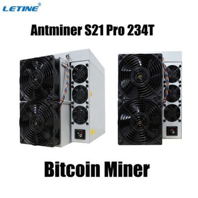 새로운 비트메인 아시크 앤트마이너 S21 프로 234T 15J/T 비트코인 마이너 S21 200T 광산 기계