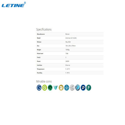앤트마이너 L9 라이트코인 마이너 비트메인 마이닝 EtHash 알고리즘 16.2 GHz/s 3258W