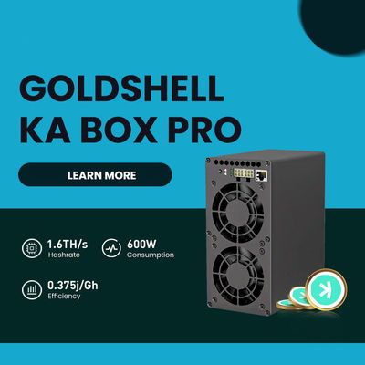 홈 무트 카스파 마이너 골드헬 KA 박스 프로 1.6Th/s 600W KHeavyHash 알고리즘
