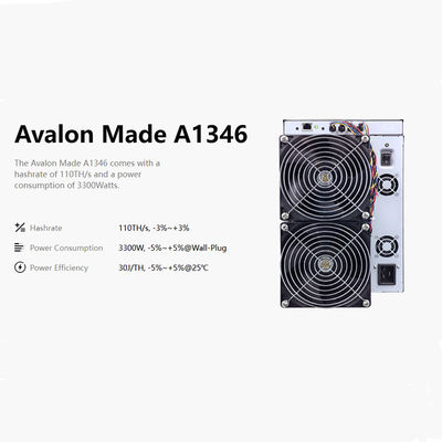 2024 새 출시 가나안 아발론 A1566 185Th/S 3420W 비트코인 채굴용 아발론마이너 A1566 A1466 A1346