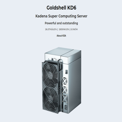 금 원자각 KD6 마이닝 카데나 알고리즘 KDA 광부 금 원자각 Asic 광부 26.3T 2630W명