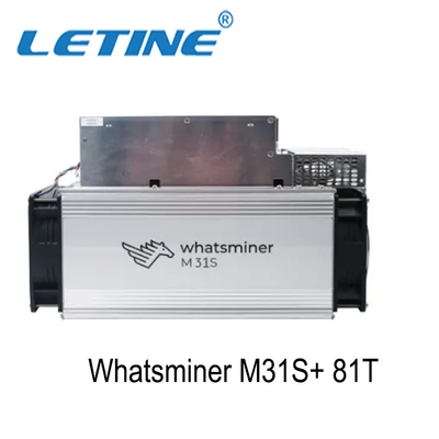 81T 위하트셰미네르 M31s+ M31s 광부 SHA-256 BTC Asic 광부 BTC 동전 채굴기