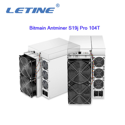 비트마인 Asic 앤트미네르 S19J 프로 104T Sha-256 BTB 아이스크 Miner3068W는 광부를 104T명 하시라테