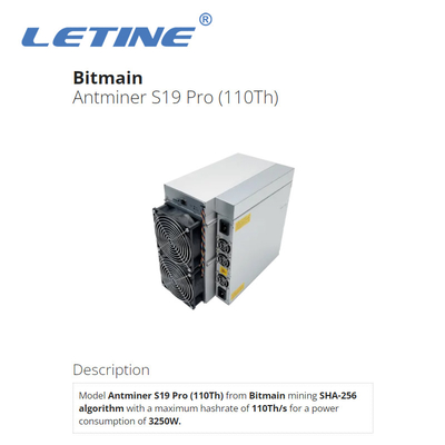 비트마인 BTC 광부 비트코인 광부 S19j SHA 알고리즘 블록 체인 광부 3355W 256명 Pro+ 122T명