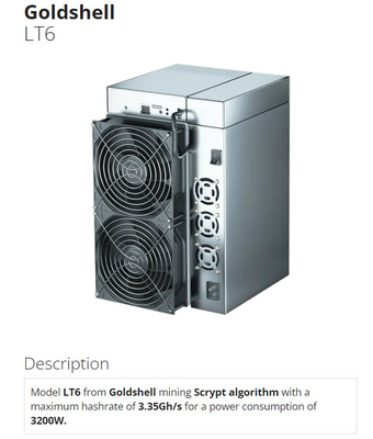 스크라이프트 알고리즘 금 쉘 광부 LTC 총독 LT6 NLG 광부 3.35G 3200W명