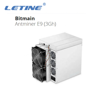 장치 2556W 높은 하시라테 광부를 채굴하는 비트마인 Asic 앤트미네르 E9 3Gh 비트마인 에트하시 ASIC