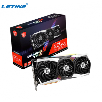 Gpu 마이닝 장비를 위한 그래픽 카드 AMD 라데온 Rx 6800 xt 16Gb 256 비트 69Mh/s ETH 하시라테 Rx 6900xt 6700xt 비디오 카드