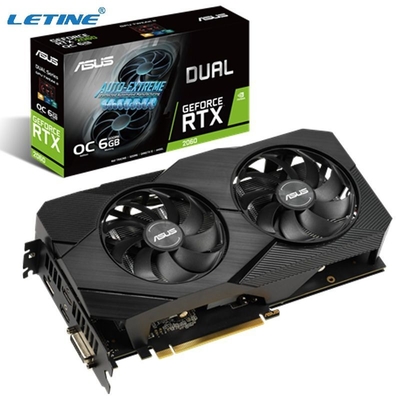 192 비트 12GB 엔비디아 지포스 르트스 2060 그래픽 카드 GDDR6 2060S 채굴기 ETH 등