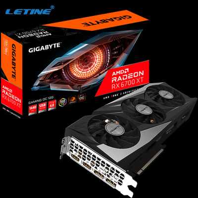 12GB GDDR6 XFX 광부 그래픽 카드 RX6900XT AMD 라데온 RX 6800 XT 6700XT 6600XT 5700XT