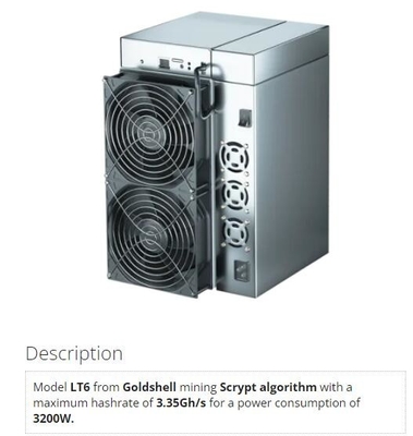 LT6 LT5 LT5 프로 금 원자각 스크라이프트 광부 작은 총독 라이트코인 닷지코인