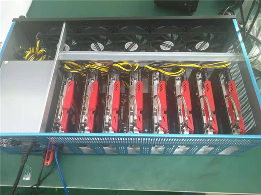 3000W Psu 장비 마이닝 6 GPU 70 밀리미터 피코이에 거리 DDR3 Ram 4GB