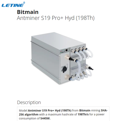 SHA-256 알고리즘 비트마인 Asic 앤트미네르 비트마인 앤트미네르 S19 Pro+ Hyd 198번째
