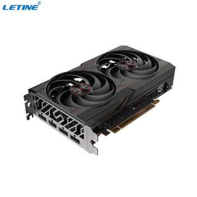 논 LHR GPU 광부 비디오 카드 사파이어 라데온 RX 6600 8G GDDR6 256 비트 그래픽 카드