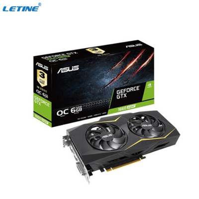 6GB GDDR6 광부 그래픽 카드 아서스 GTX1660S O6G 게임