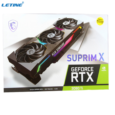 MSI 지포스 RTX 3080 Ti SUPRIM Ｘ 게임 그래픽 카드를 게임하기 위한 12G 마이닝 그래픽 카드