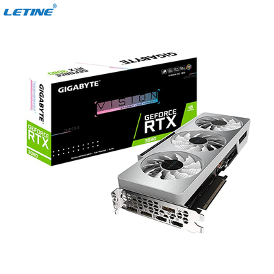 게임하기 위한 LHR Nvidia 그래픽 카드 기가바이트 지포스 RTX 3080 비전 OC 10G 그래픽 카드