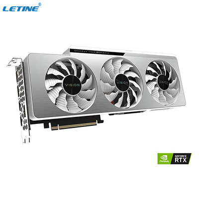 게임하기 위한 LHR Nvidia 그래픽 카드 기가바이트 지포스 RTX 3080 비전 OC 10G 그래픽 카드
