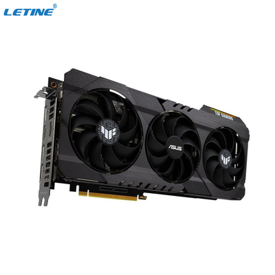데스크탑 아서스 TUF RTX3060 O12G V2 GDDR6을 위한 그래픽 카드를 게임하는 팬냉각기
