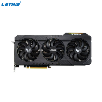 데스크탑 아서스 TUF RTX3060 O12G V2 GDDR6을 위한 그래픽 카드를 게임하는 팬냉각기