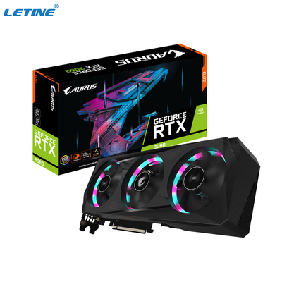 LHR 3060 티 비디오 카드 기가바이트 AORUS 지포스 RTX 3060 Ti 정예 8gb 그래픽 카드